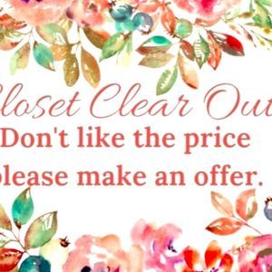 🤑CLOSET CLEAR OUT SALE 🏷​​